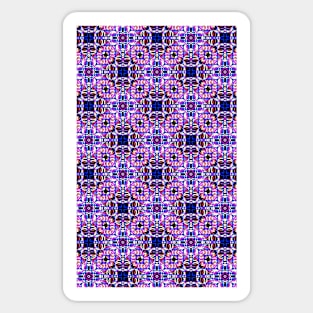 Purple Abstract Pattern Sticker